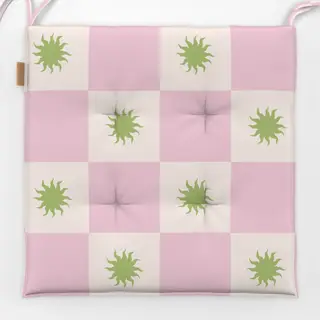 Sitzkissen Schachbrettmuster mit Sonne