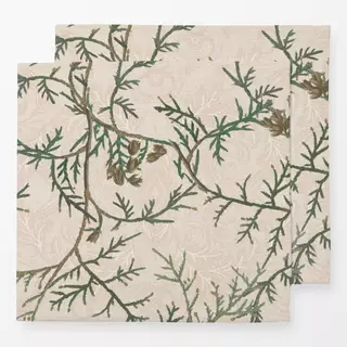 Servietten Vintage Christmas Leaves