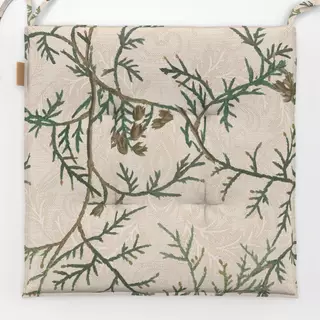 Sitzkissen Vintage Christmas Leaves