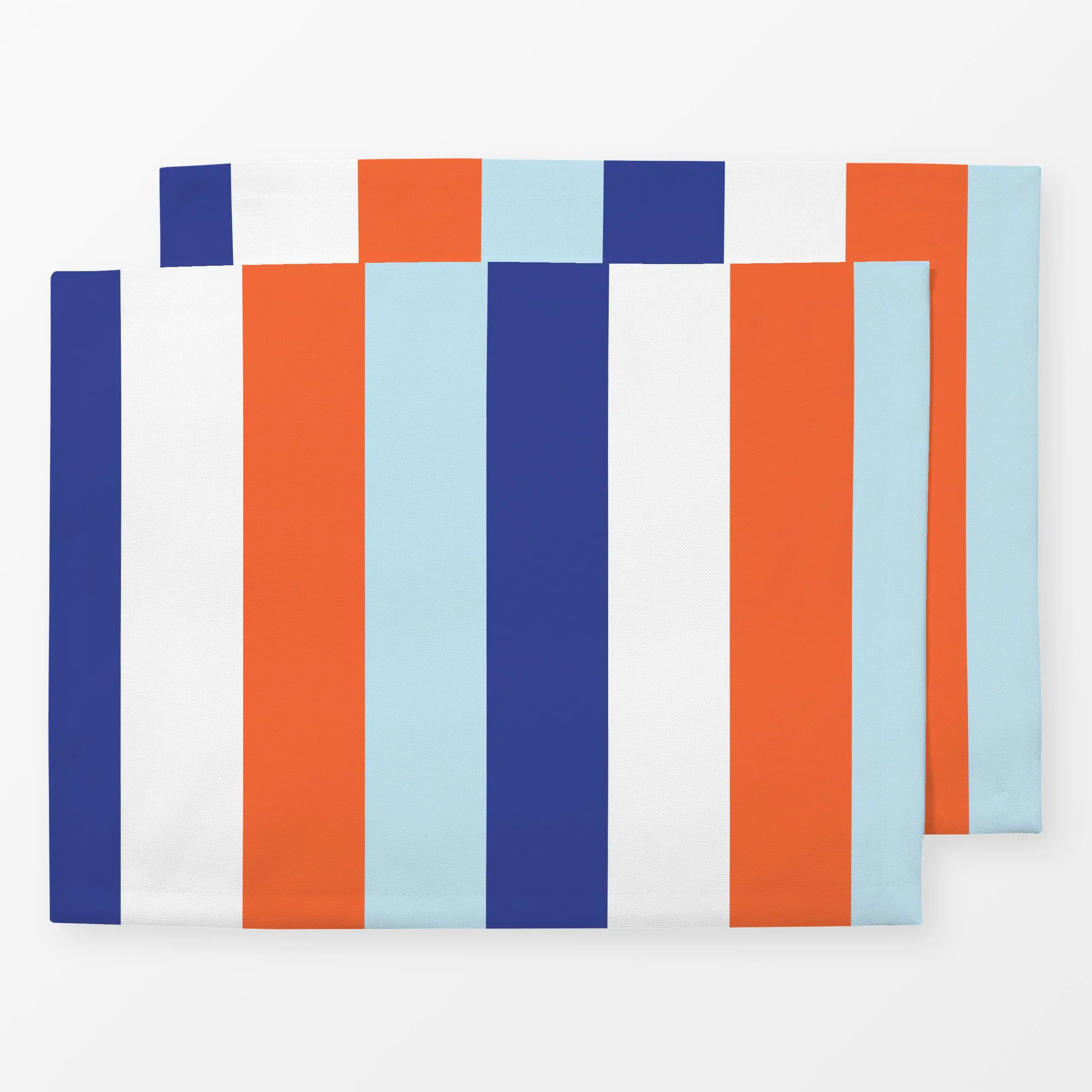 Tischset Sun and Waves Stripes 3 - Sommer, Symbole & Muster - von „Andrea Liesert"; Strand, Urlaub, zeitlos, colorful, outdo...