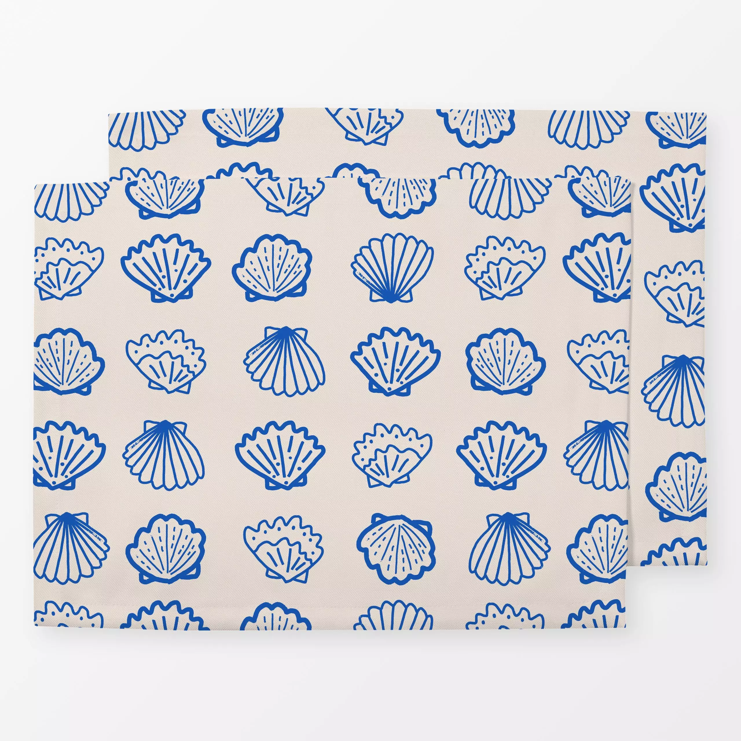 Tischset Allover Shells, Sommer, von Kruth Design