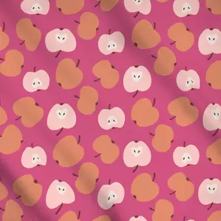 Meterware Äpfel pink