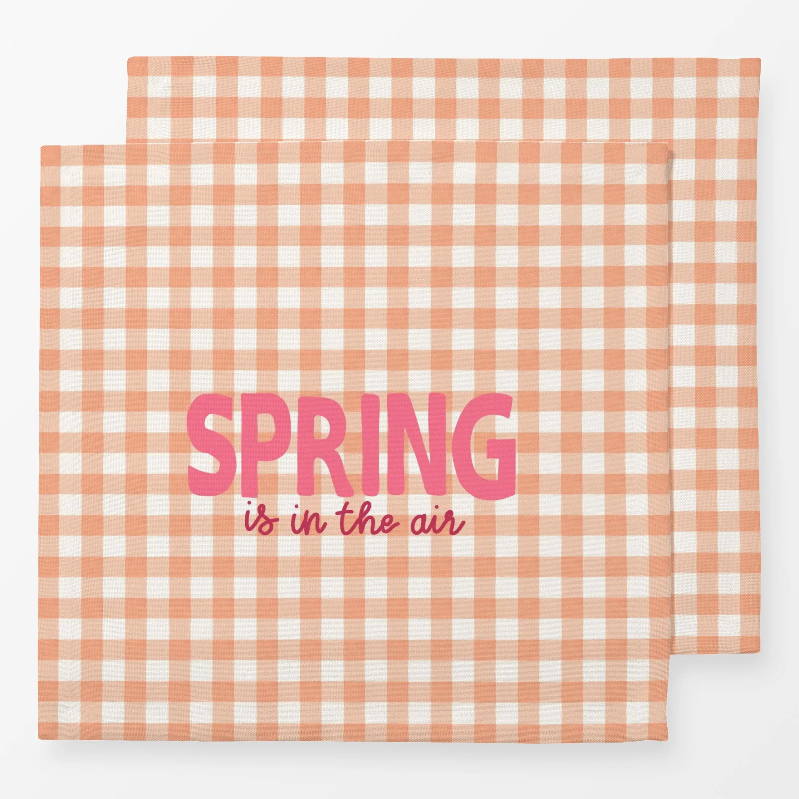 Servietten Spring is in the air - Frühling, Sprüche & Schriftzüge, Symbole & Muster - von „Andrea Liesert"; Muster, minimal,...