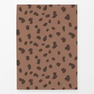 Geschirrtücher Wild Cat Brushstrokes puce