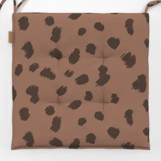 Sitzkissen Wild Cat Brushstrokes puce