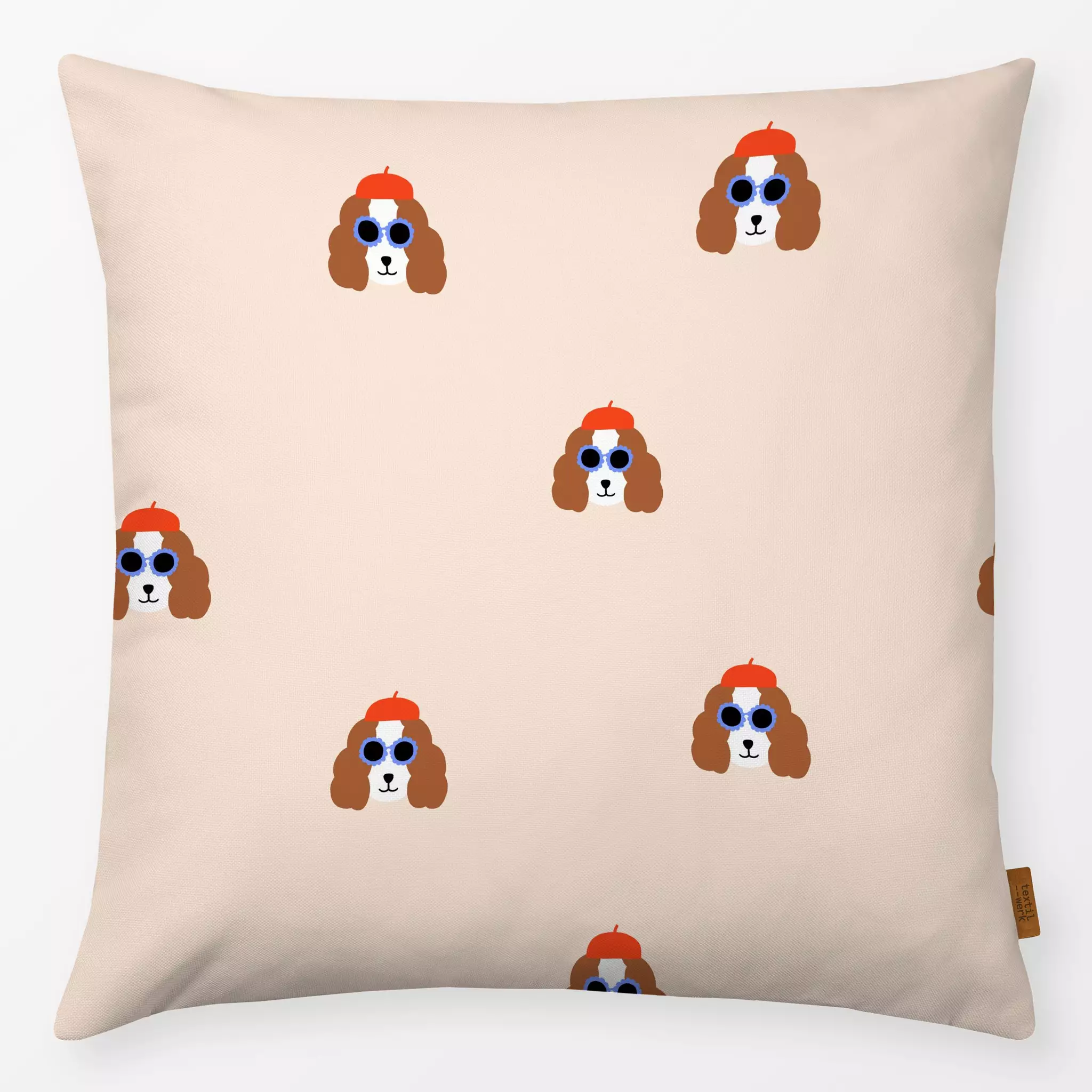 Kissen Kissen Muster Pudel Ciao Bello