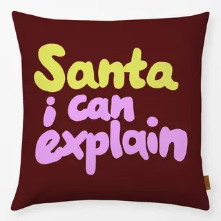 Kissen Santa I Can Explain 2