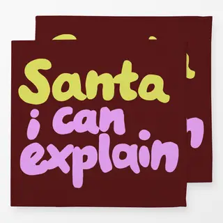 Servietten Santa I Can Explain 2