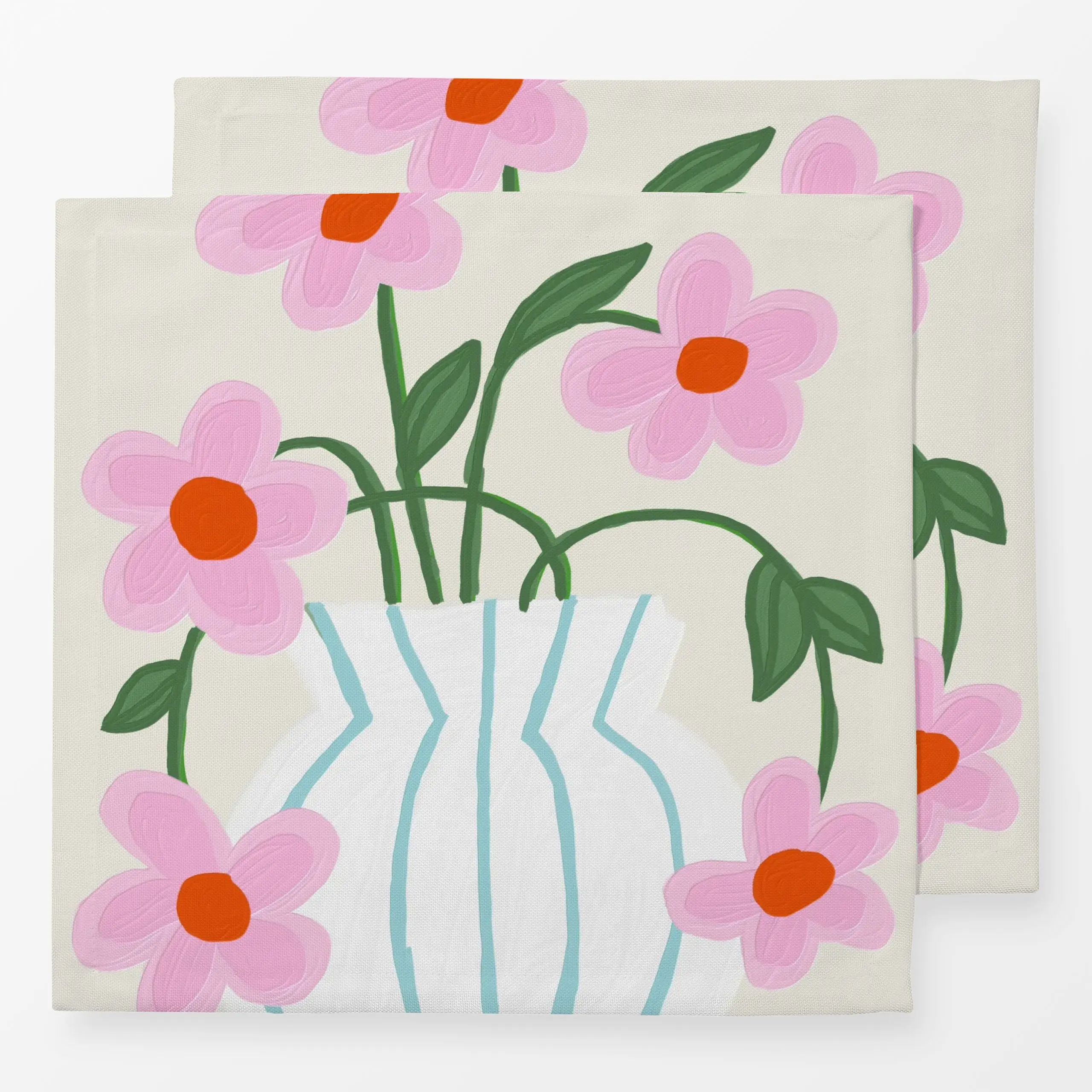 Servietten Blumis - Blumen & Florales, Sommer - von „lena marie design"; Trockenblumen, Blumen, Pusteblume, Wildblumen, Vase...