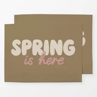 Tischset Spring is here
