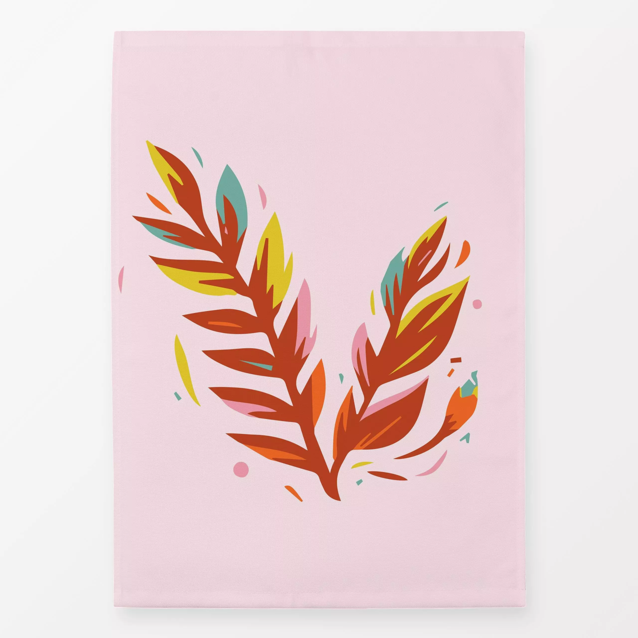 Geschirrtücher Farbfreude Zweig 2 - Blumen & Florales, Sommer - von „Primus Pattern"; Zweig, Zweige, spring, fruhling, Dopam...