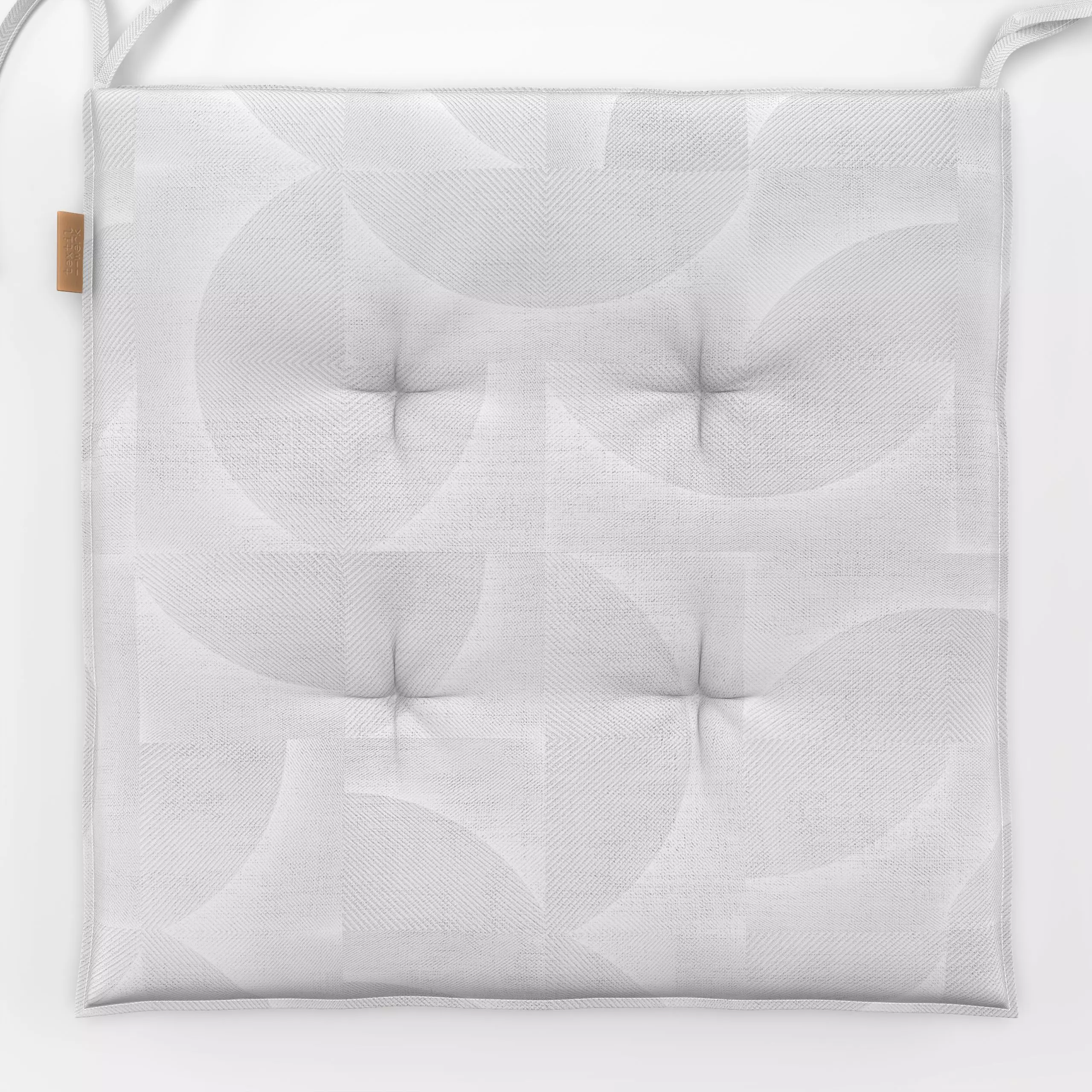 Sitzkissen Scandi bogen grau - Symbole & Muster, Retro & Vintage - von „Bloomery Decor"; Muster, minimal, abstrakt, grau, Ge...