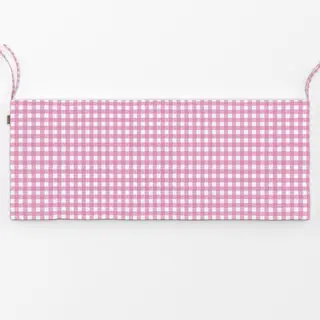 Bankauflage Mistletoe Gingham Rosa