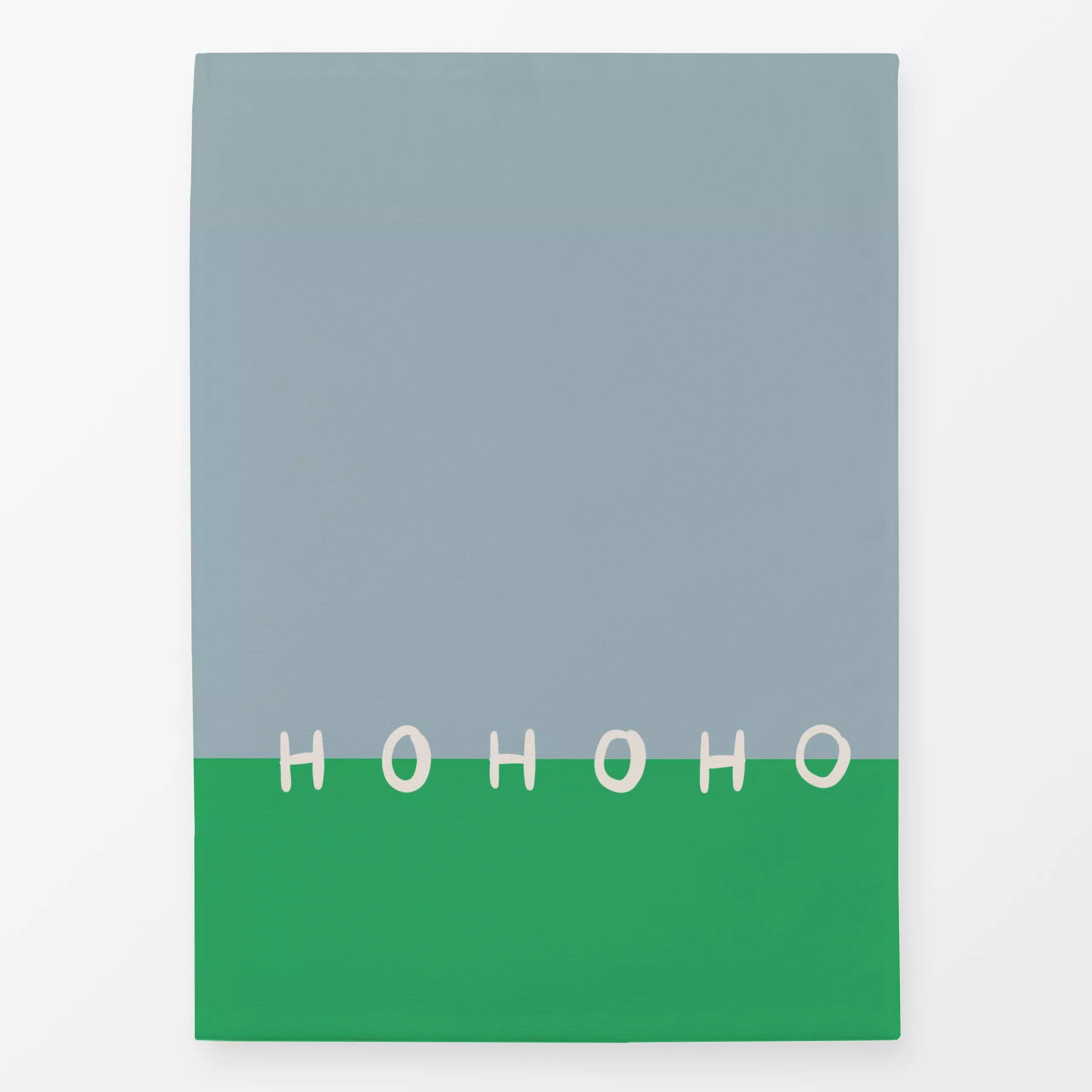 Geschirrtücher Hohoho Block grün - Sprüche & Schriftzüge, Weihnachten - von „Sophie Augustin Illustration"; Weihnachten, mod...