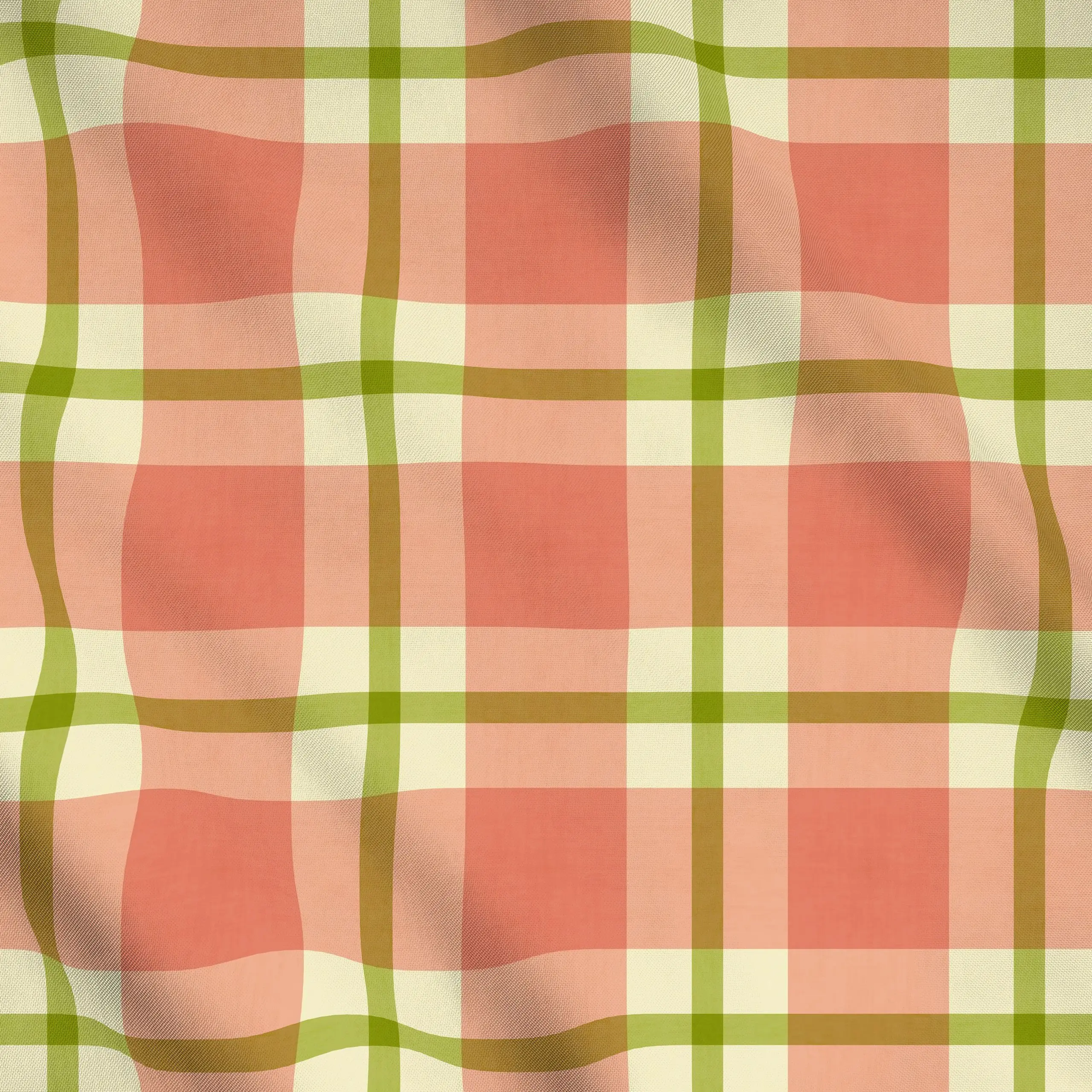 Meterware Plaid Summer Colors, gemustert, von Andrea Haase