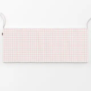 Bankauflage Sommer Karo Pink Weiß