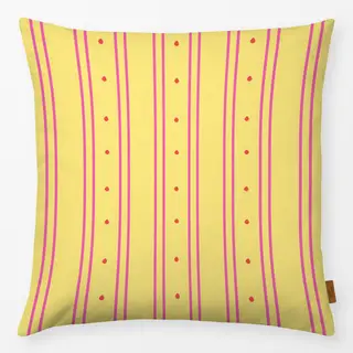 Kissen COLORFUL STRIPES YELLOW