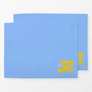 Tischset Hi Summer Blau Gelb