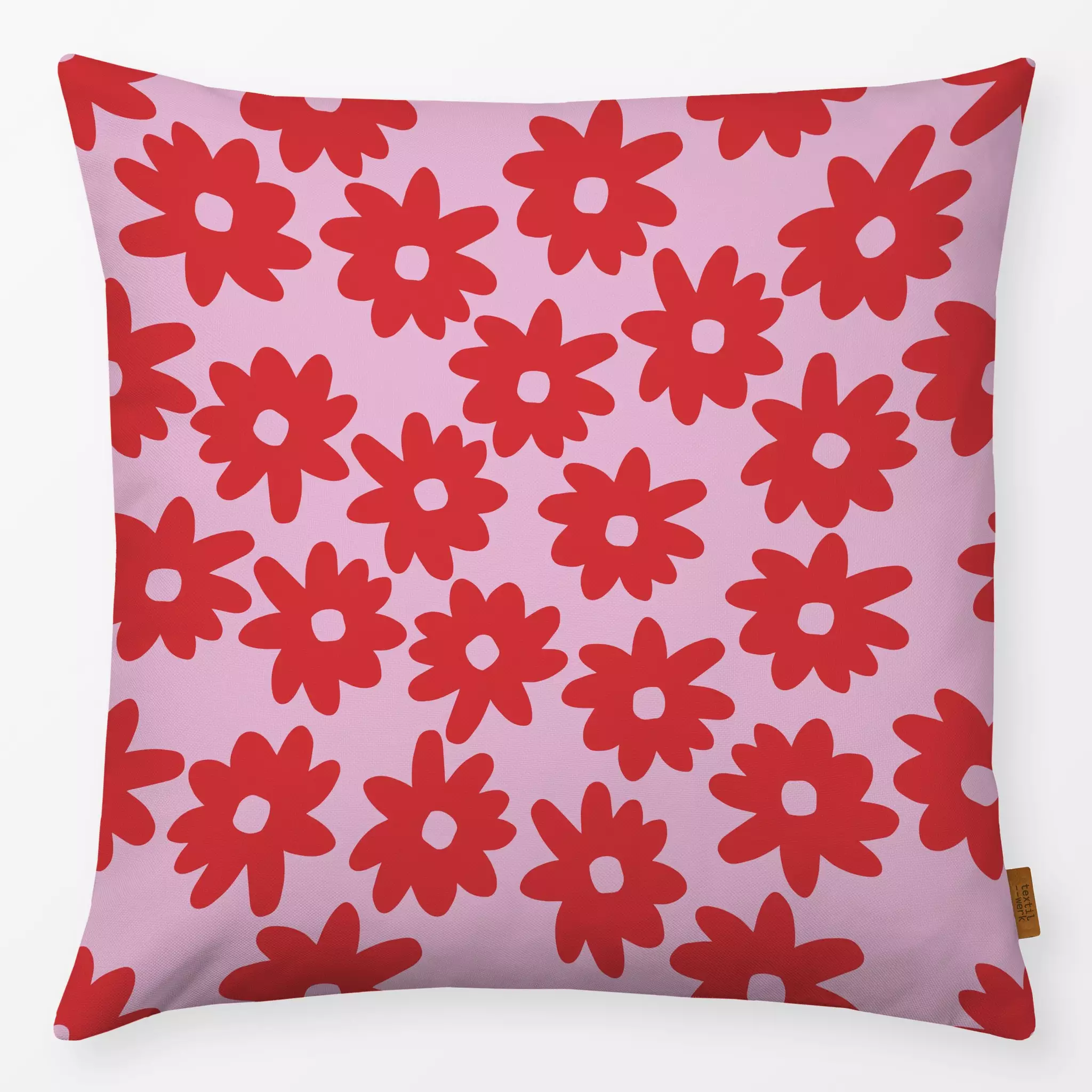 Kissen Kissen Always Blooming Red Pink