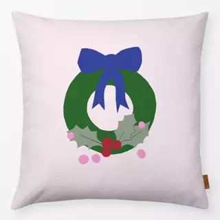 Kissen Kranz auf hellrosa