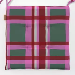Sitzkissen Tartan Weihnachten Grün