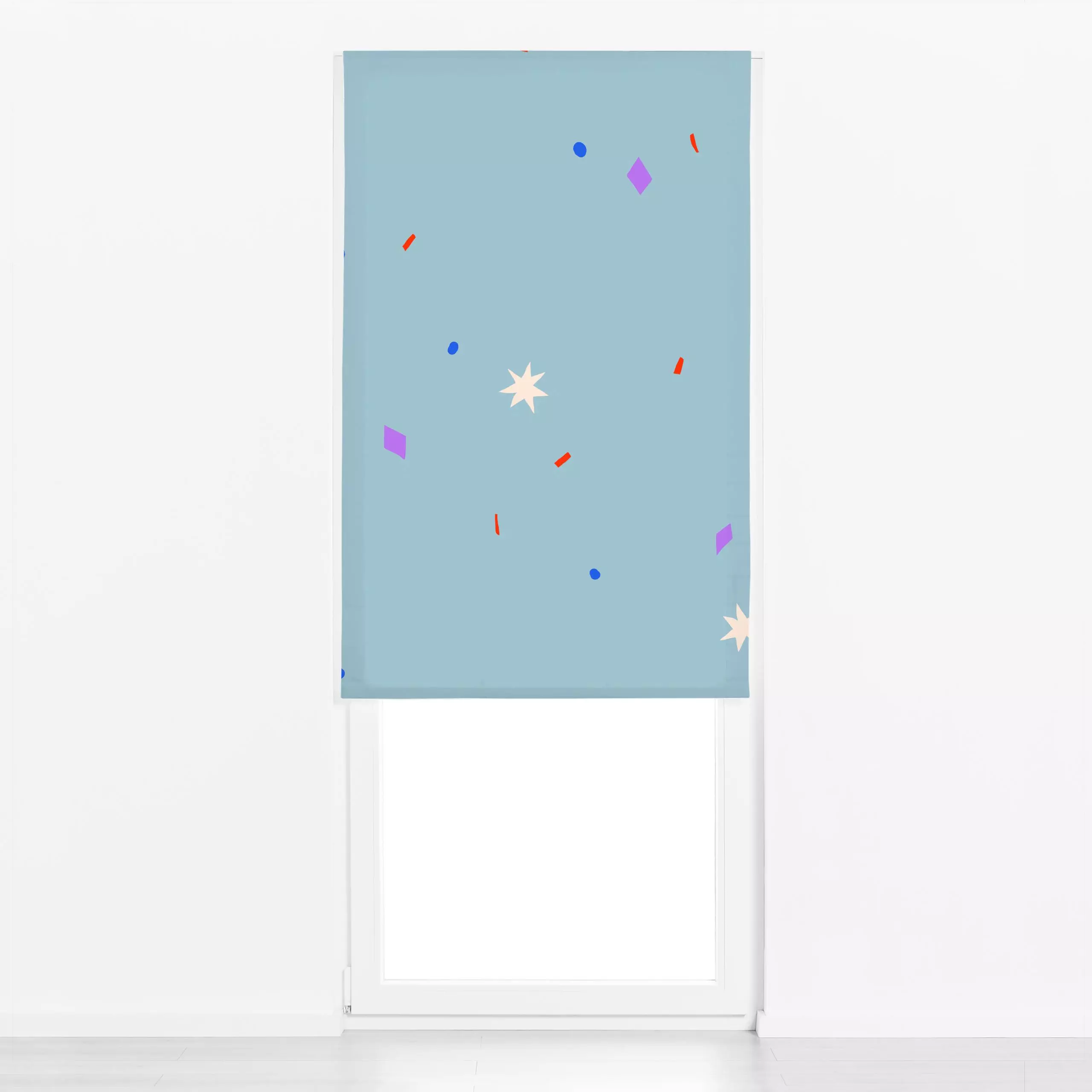 Raffrollo Sparkle Confetti - Kinderzimmer & Motive für Kinder, Symbole & Muster - von „Maren Gross "; Muster, Punkte, Dots, ...