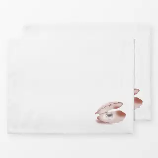 Tischset Muschel mit Perle