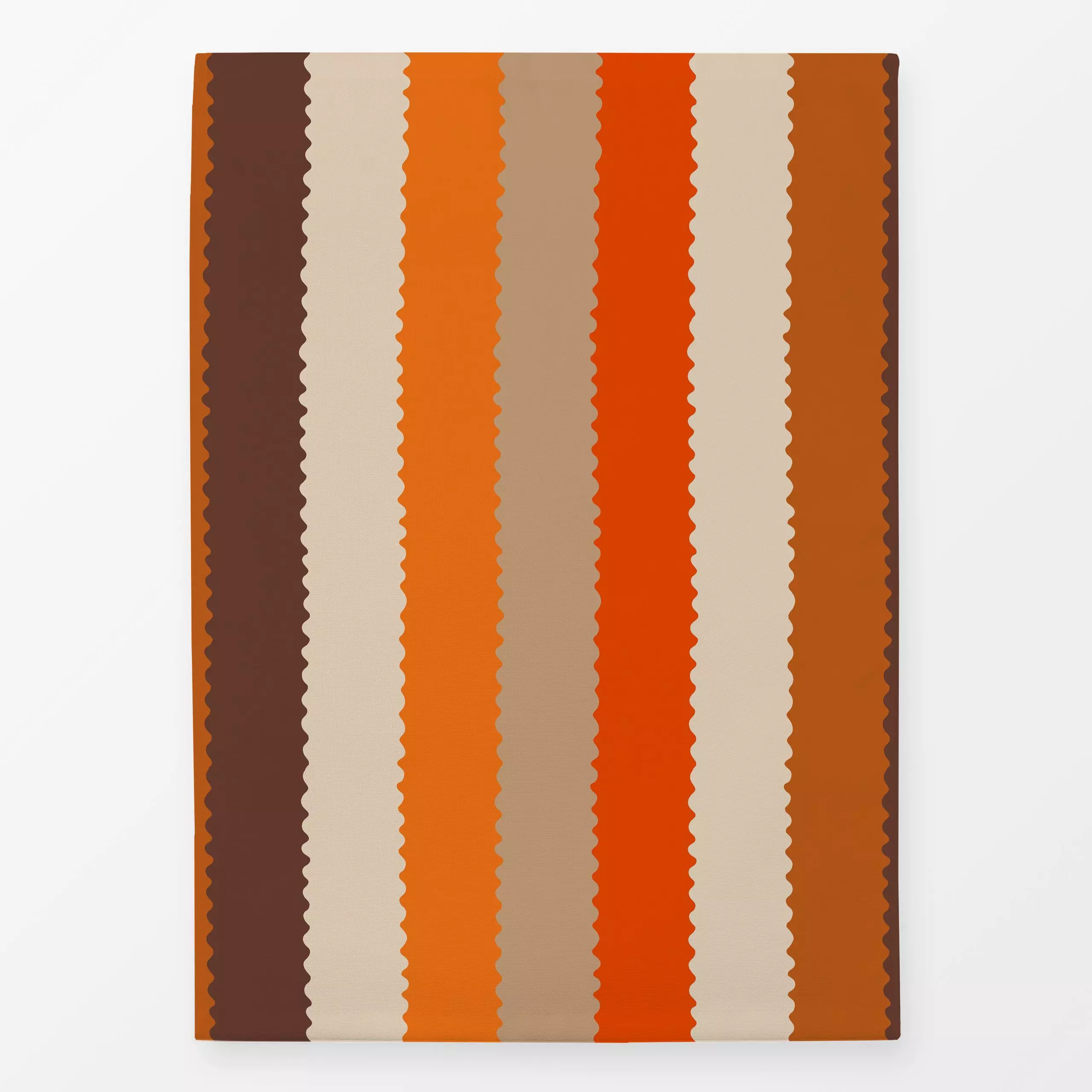 Geschirrtücher Multicolor Streifen orange - Herbst, Winter, Symbole & Muster - von „Studio Kesse"