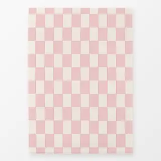 Geschirrtücher Kariert mit Nadelstreifen Rosa