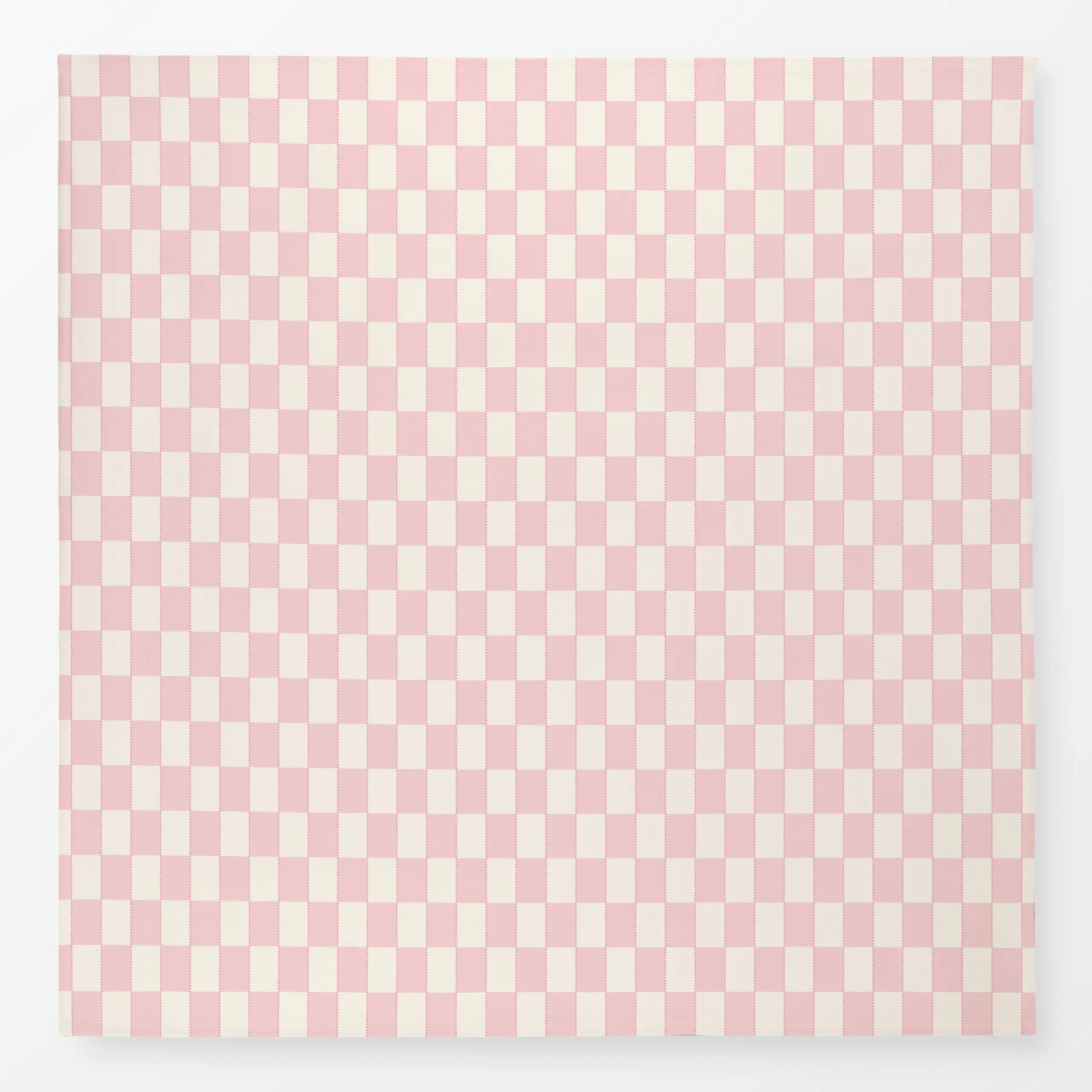 Tischdecke Kariert mit Nadelstreifen Rosa, gemustert, Frühling, von Jana Moßmann