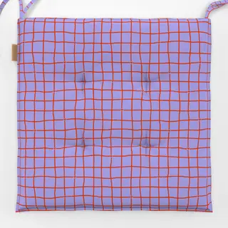 Sitzkissen Grid Pattern Heart