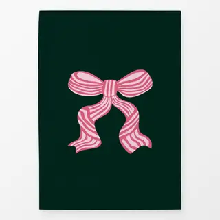 Geschirrtücher Festive Christmas Bow green