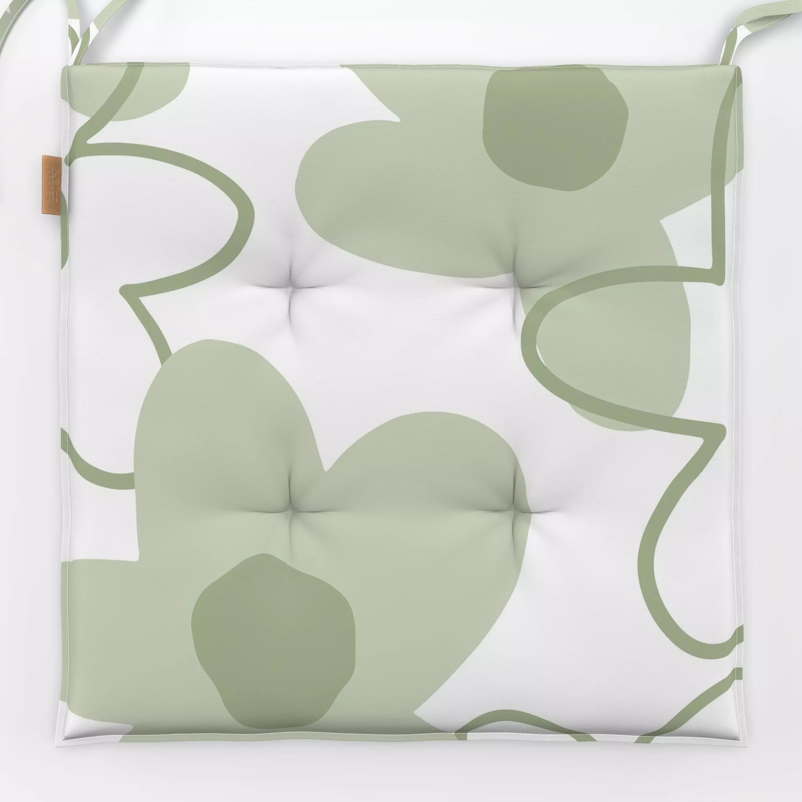 Sitzkissen Spring Flower Pattern - Blumen & Florales, Anlässe, Ostern - von „Kruth Design"; Garten, Sommerblumen, geschenkid...