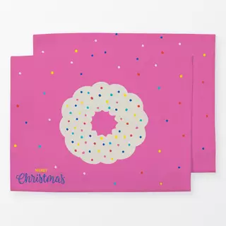 Tischset Weihnachten Kekse Streusel