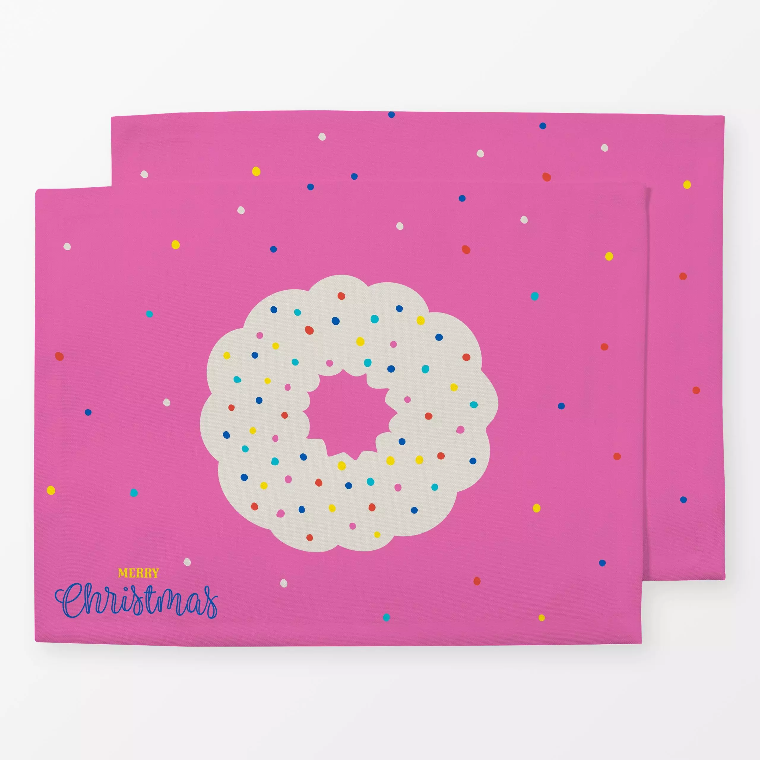 Tischset Weihnachten Kekse Streusel - Kinderzimmer & Motive für Kinder, Weihnachten - von „Carolin Vonhoff"; Merry Christmas...