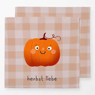 Servietten Herbstliebe Kuerbis Pumpkin