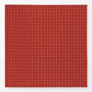Tischdecke Checked Christmas Red