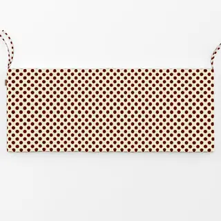 Bankauflage Polka Dots brown vanilla