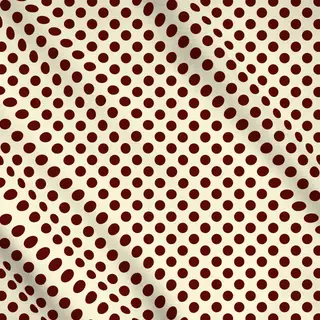 Meterware Polka Dots brown vanilla