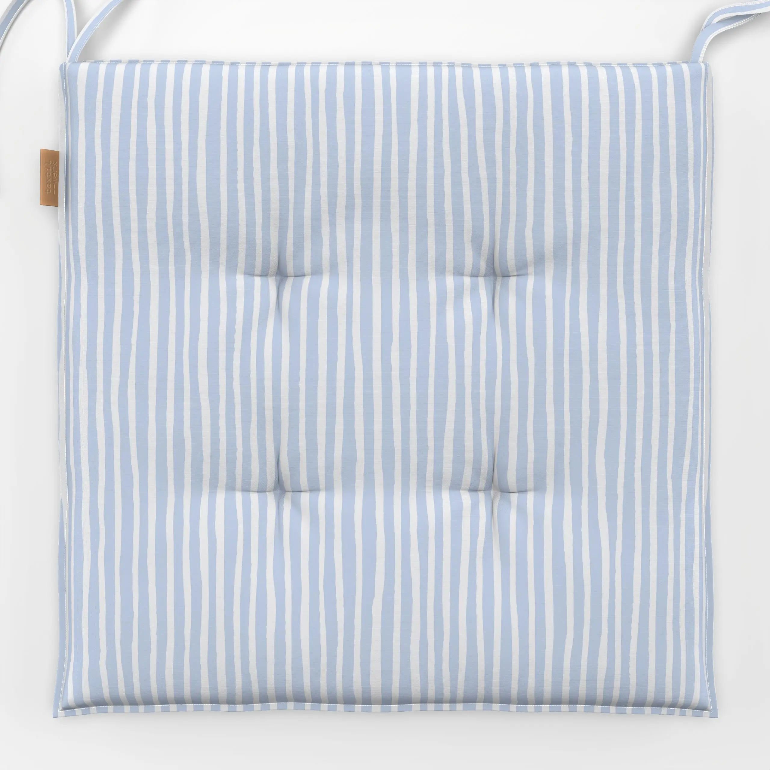Sitzkissen Pin Streifen Abstrakt Blau - Kinderzimmer & Motive für Kinder, Sommer, Symbole & Muster - von „Ninola Design "; S...