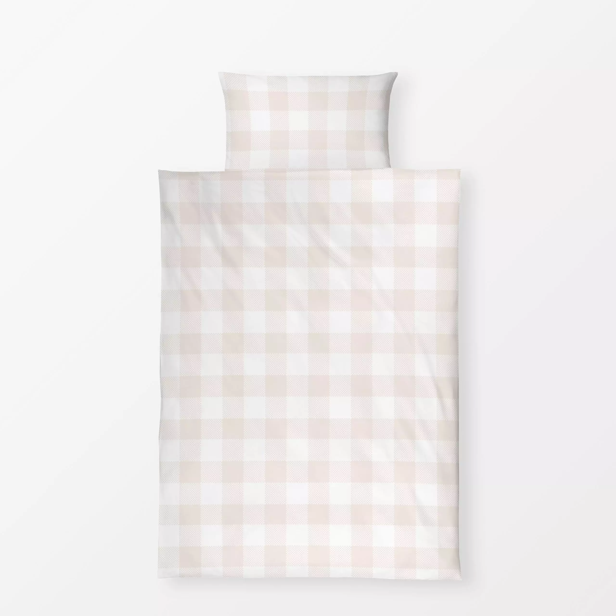 Bettwäsche Sweet Blush Gingham - Symbole & Muster, Retro & Vintage - von „Uta Naumann"; boho, skandinavisch, Geometrisch, Hy...