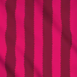 Meterware Wellenstreifen rot pink