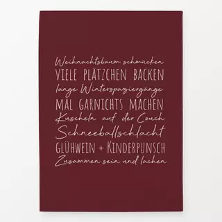 Geschirrtücher Weihnachts-To-Dos