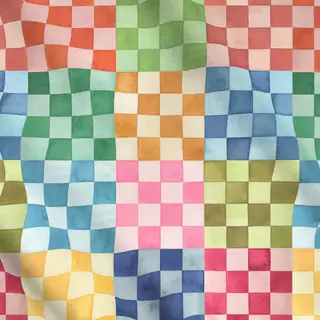 Meterware Checkerboard Squares Bunt