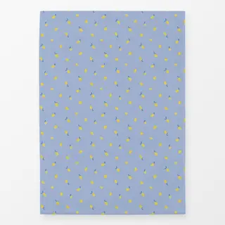 Geschirrtücher Kleine Frische Zitronen Blau