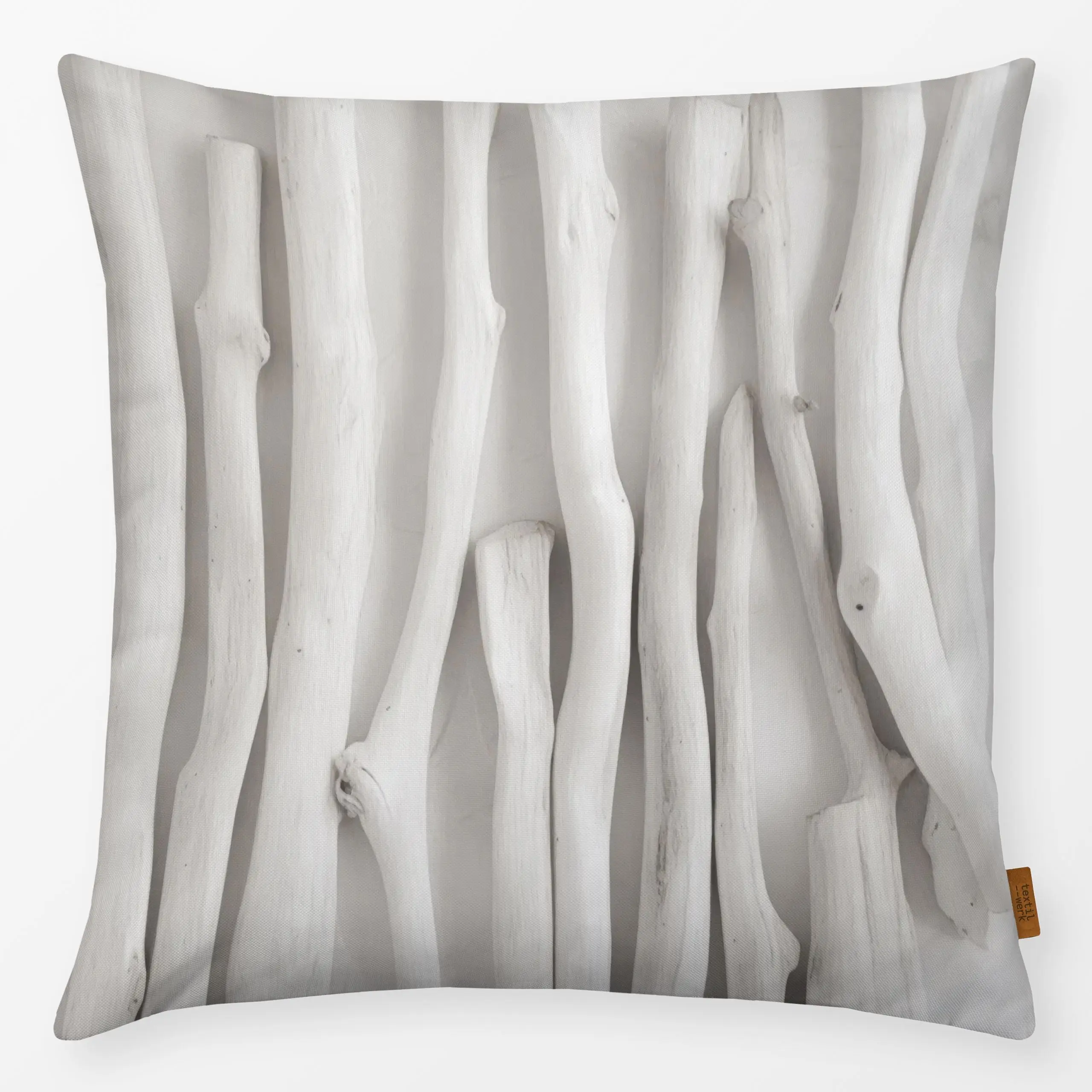 Kissen Driftwood Vibes - Sommer - von „Andrea Haase"; Natur, Strand, Minimalismus, Sommer, maritim, Holz, organisch, organic...