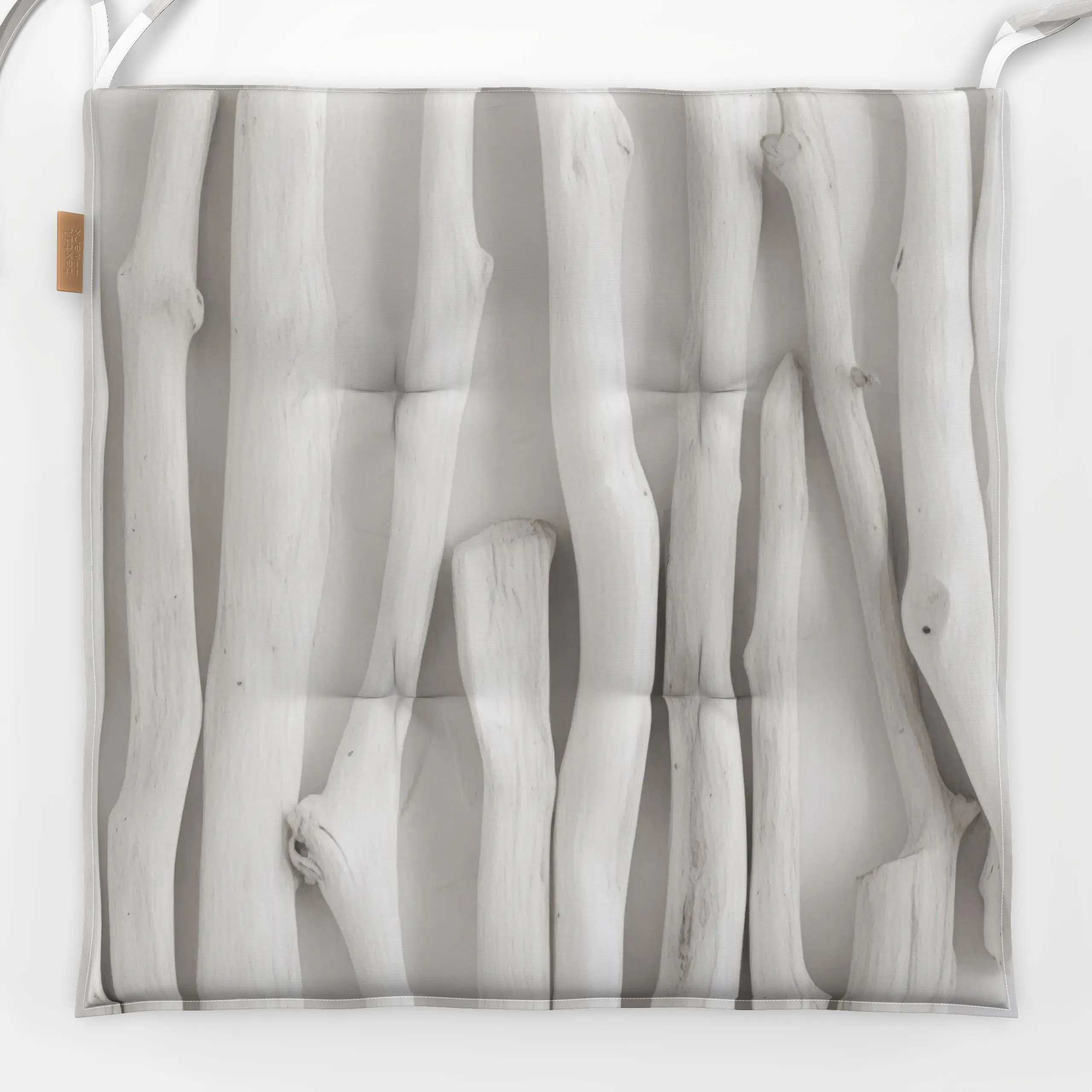 Sitzkissen Driftwood Vibes - Sommer - von „Andrea Haase"; Natur, Strand, Minimalismus, Sommer, maritim, Holz, organisch, org...