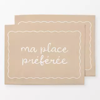 Tischset ma place préférée