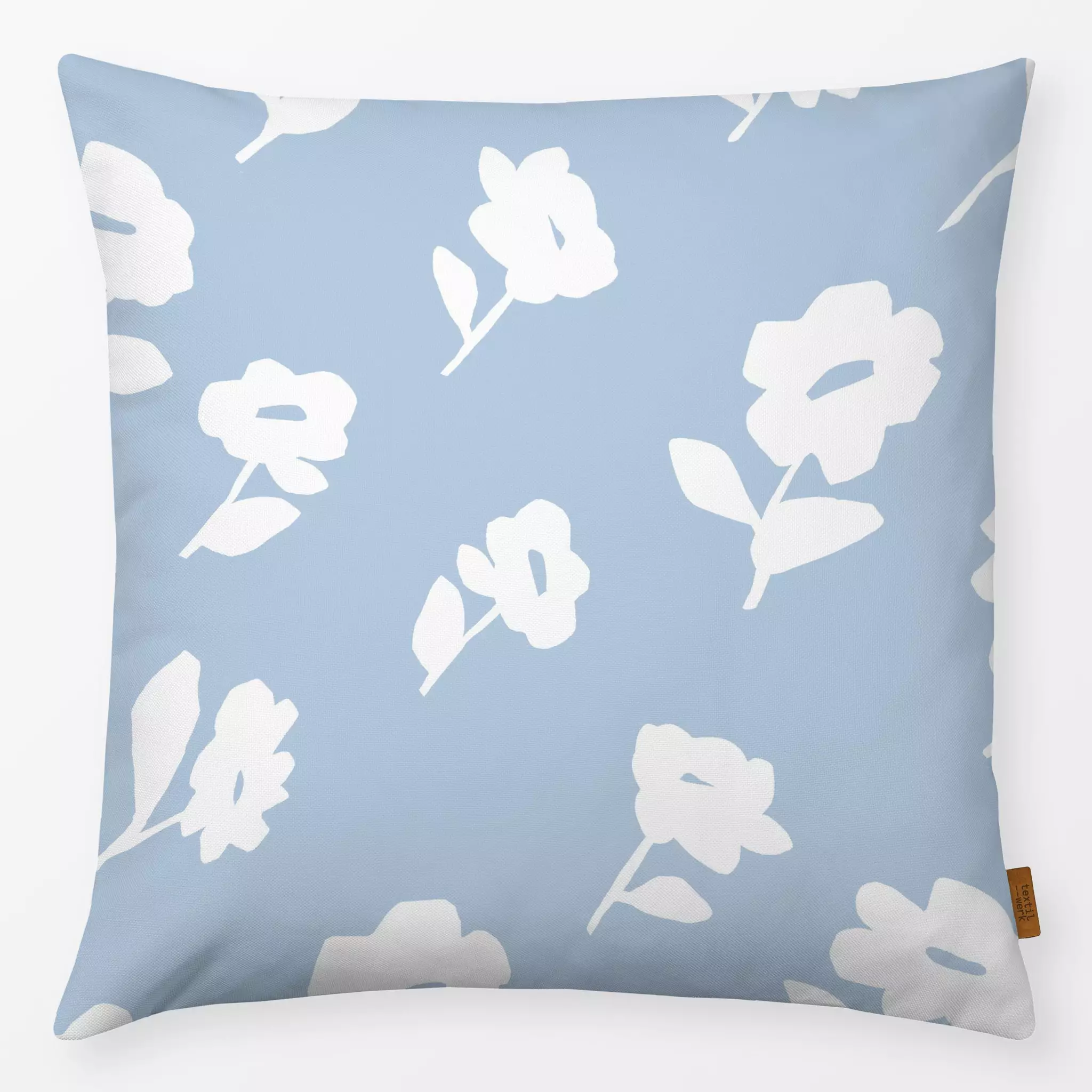 Kissen Kleine Blumen Hellblau Kleine Blumen Hellblau