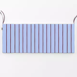 Bankauflage Dünne Streifen Blau Bordeaux